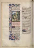 Francais 75, fol. 286v, Siege de Leeds (1321)